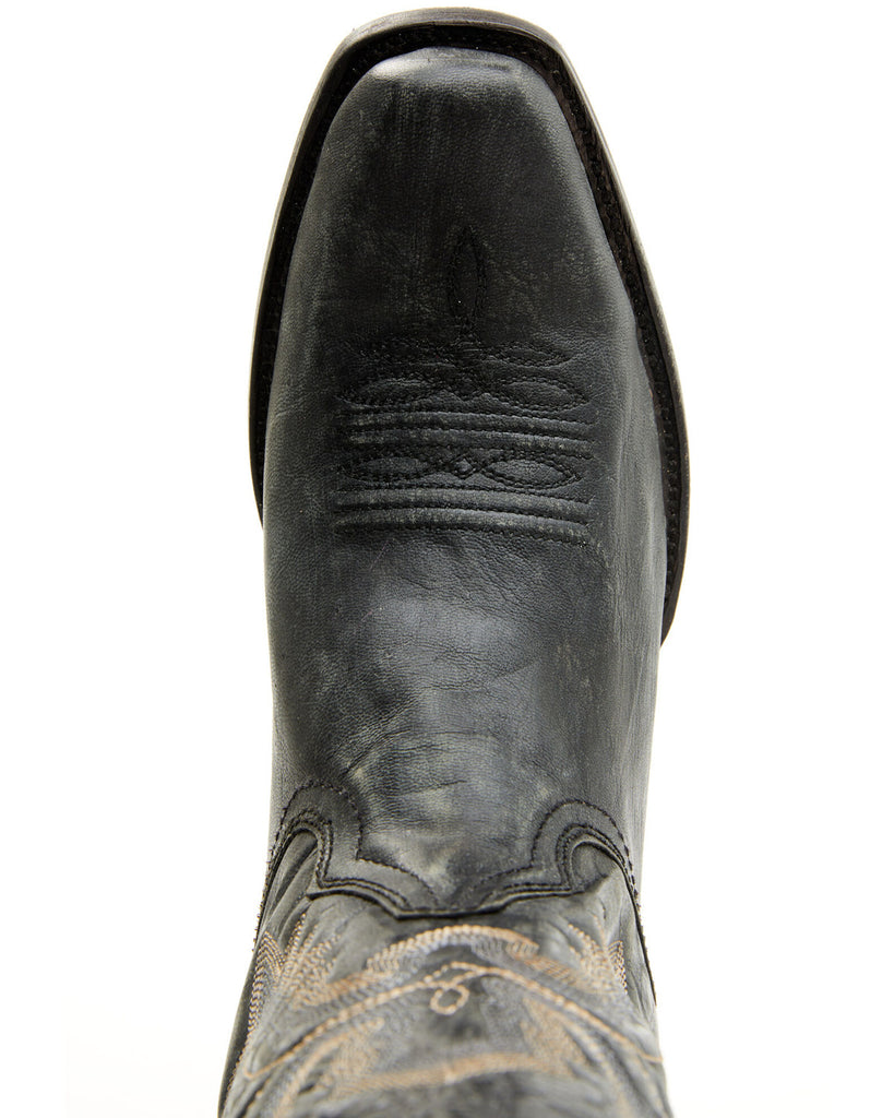 Men's Black SQ Toe Cowboy Boots Corral Boots A4547