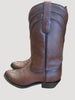 Corral Mens Cowboy Boots Honey Brown Embroidery Round Toe Corral Boots  A4027