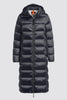 Parajumpers Leah Woman Long Down Puffer Coat in Black Pencil ON SALE 23WM-POPUSX33