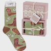 Princess Wears Boots Socks Set in a Gift Box 