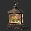 Roman 133346 Bronze LANTERN SANTA OVER TOWN SS24