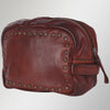 Spaghetti Western SWC200 Toiletry Genuine Studded Leather Bag SS25