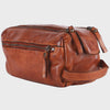 Spaghetti Western SWC411TAN Toiletry Bag Genuine Leather Travel Bag