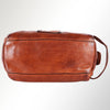 Spaghetti Western SWC411TAN Toiletry Bag Genuine Leather Travel Bag