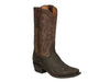 Lucchese Men's Carl Shark Leather Boot in Brown M3197 - Saratoga Saddlery & International Boutiques