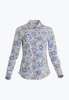 Jude Connally Taylor Blouse Batik Floral White - Saratoga Saddlery & International Boutiques