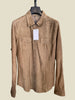 Bergen of Norway Women's Lambskin Suede Shirt Jacket 3712-GN SS22 - Saratoga Saddlery & International Boutiques