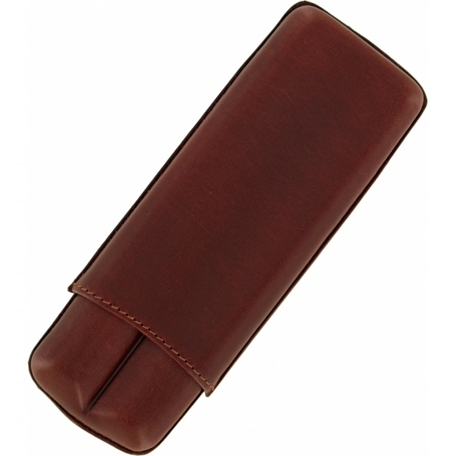 Brighton Cohiba Cigar Case Leather in Brown 00535 FW22 - Saratoga Saddlery & International Boutiques