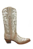 Corral Bone Floral Embroidered Swarovski Crystal Boots C3178