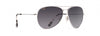 Maui Jim Mavericks Sunglasses in Silver Grey Lens FW22up - Saratoga Saddlery & International Boutiques