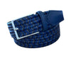 George Roth FREIBURG 5701 Leather Braided Sapphire Grey - Saratoga Saddlery & International Boutiques