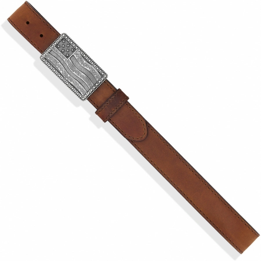 Justin Flying High Belt C12685 American Flag Belt FW20 - Saratoga Saddlery & International Boutiques