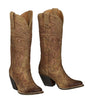 Lucchese Women's M4951 Brown Floral Fahion Boot - Saratoga Saddlery & International Boutiques