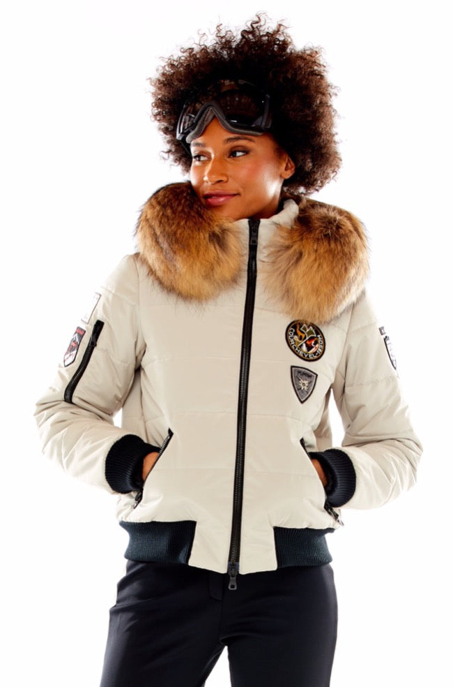 M. Miller Women's Kristene Quilted Jacket With Natural Finn Racoon Mic –  Saratoga Saddlery & International Boutiques