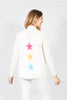 Two Bees Cashmere Star Stripe Cardigan - Saratoga Saddlery & International Boutiques