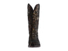 Lucchese 1883 Women's Black and Gold Precious Metals Sueded Python Boot N4716